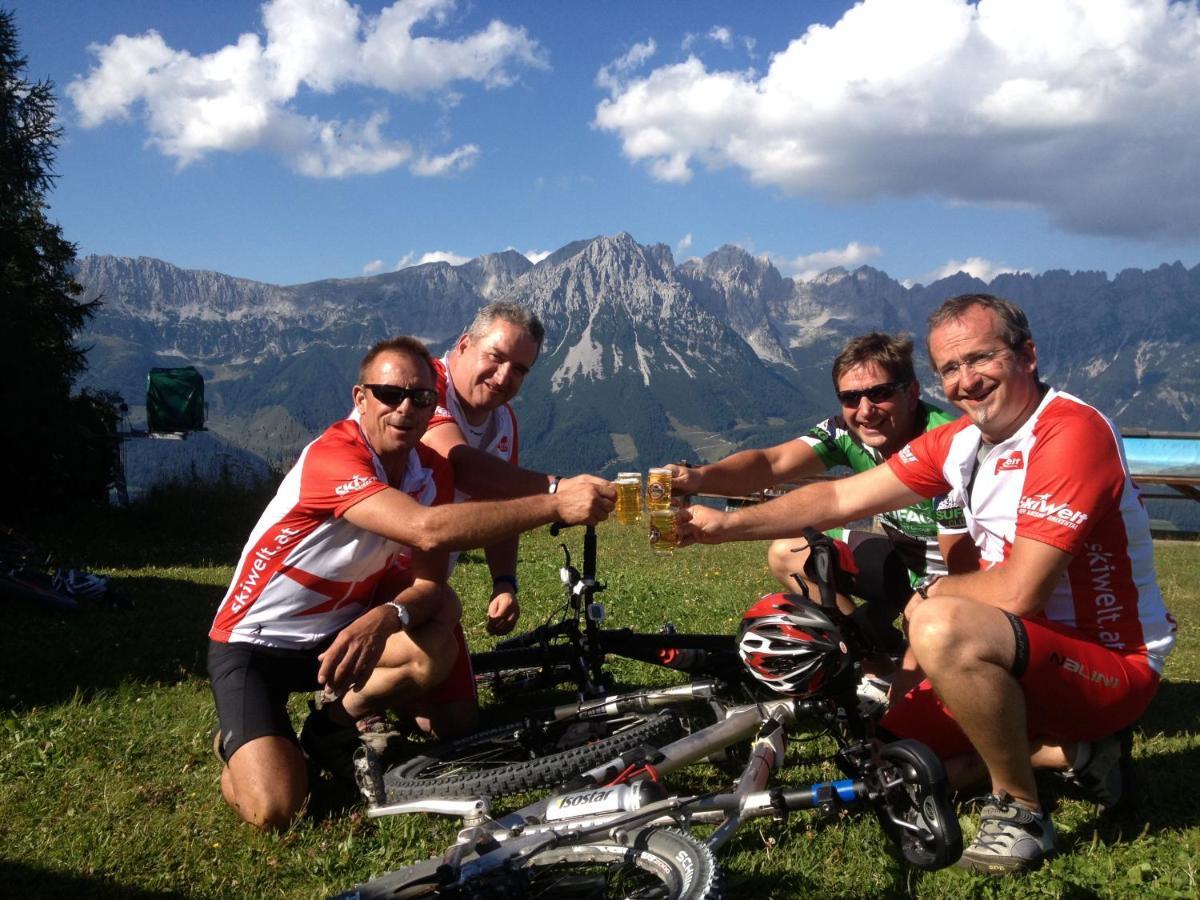 Otto Steiner Appartements Pension Ellmau & Wilder Kaiser ภายนอก รูปภาพ