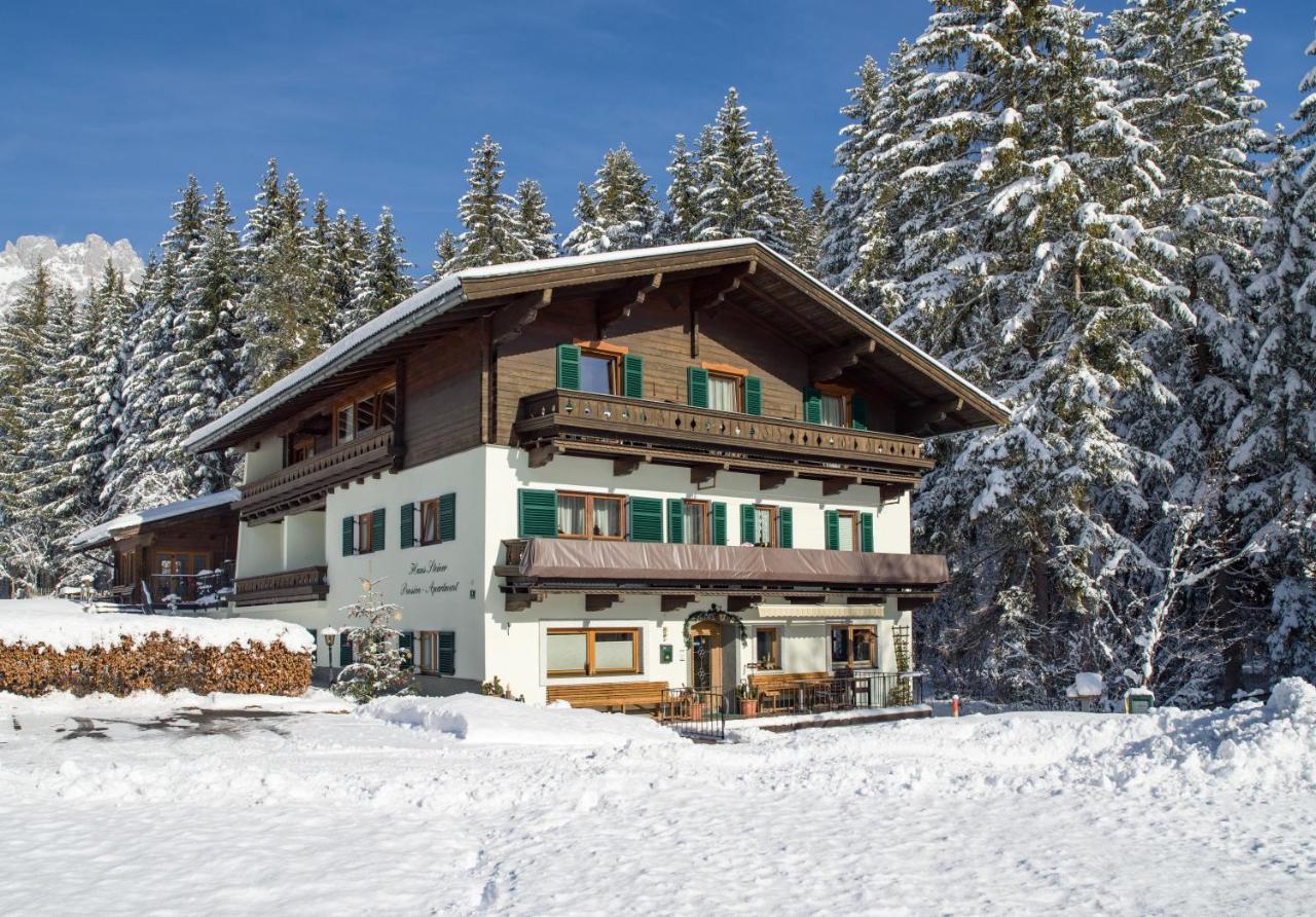 Otto Steiner Appartements Pension Ellmau & Wilder Kaiser ภายนอก รูปภาพ